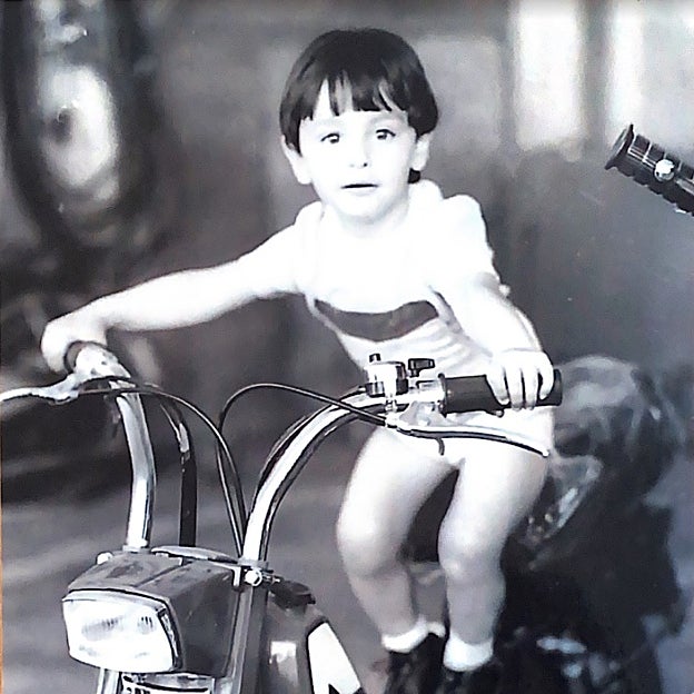 Antonio Pagudo de pequeño