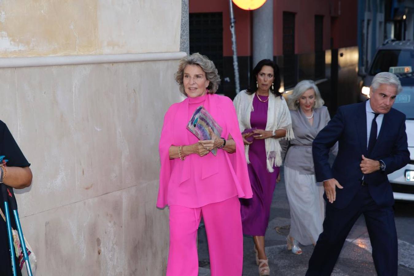 Rocío de la Cámara, a su llegada al templo