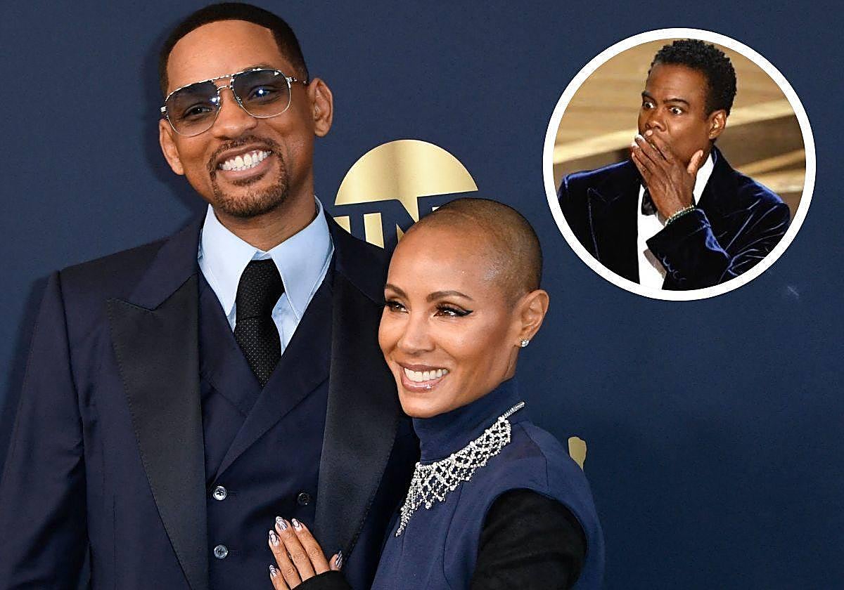 Will Smith, Jada Pinkett y Chris Rock