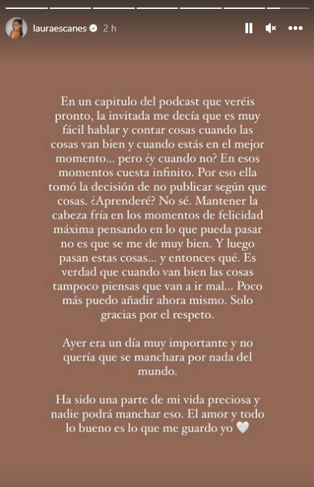 Story de Laura Escanes