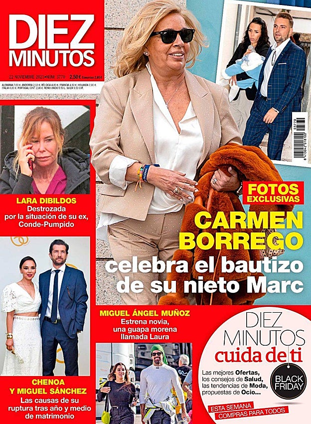 El bautizo del nieto de Carmen Borrego y la entrevista de Shakira: las revistas de la semana
