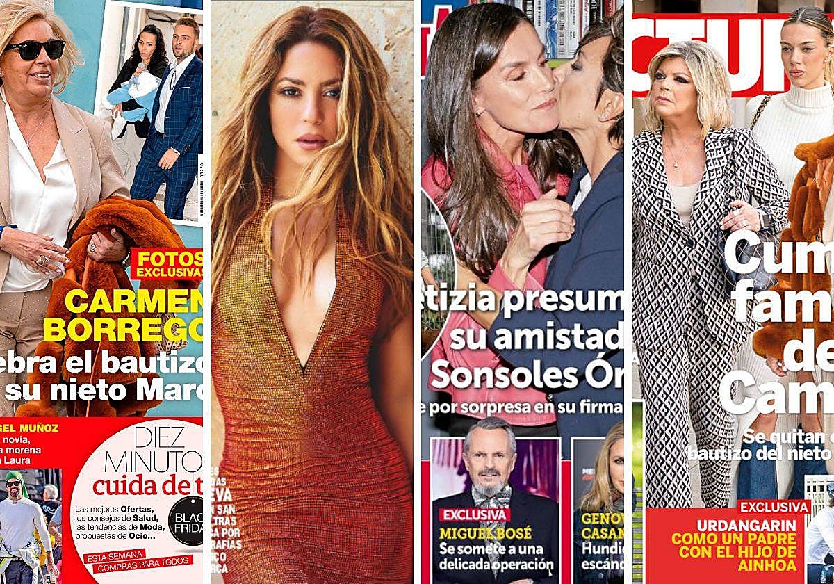 El bautizo del nieto de Carmen Borrego y la entrevista de Shakira: las revistas de la semana