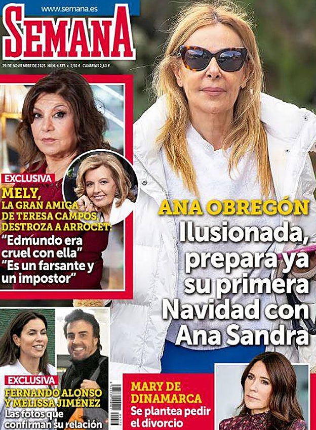 La nueva ilusión de Victoria Federica y los planes para Navidad de Isabel Preysler y Ana Obregón: las revistas de la semana