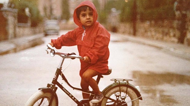 Jalis de la Serna de pequeño