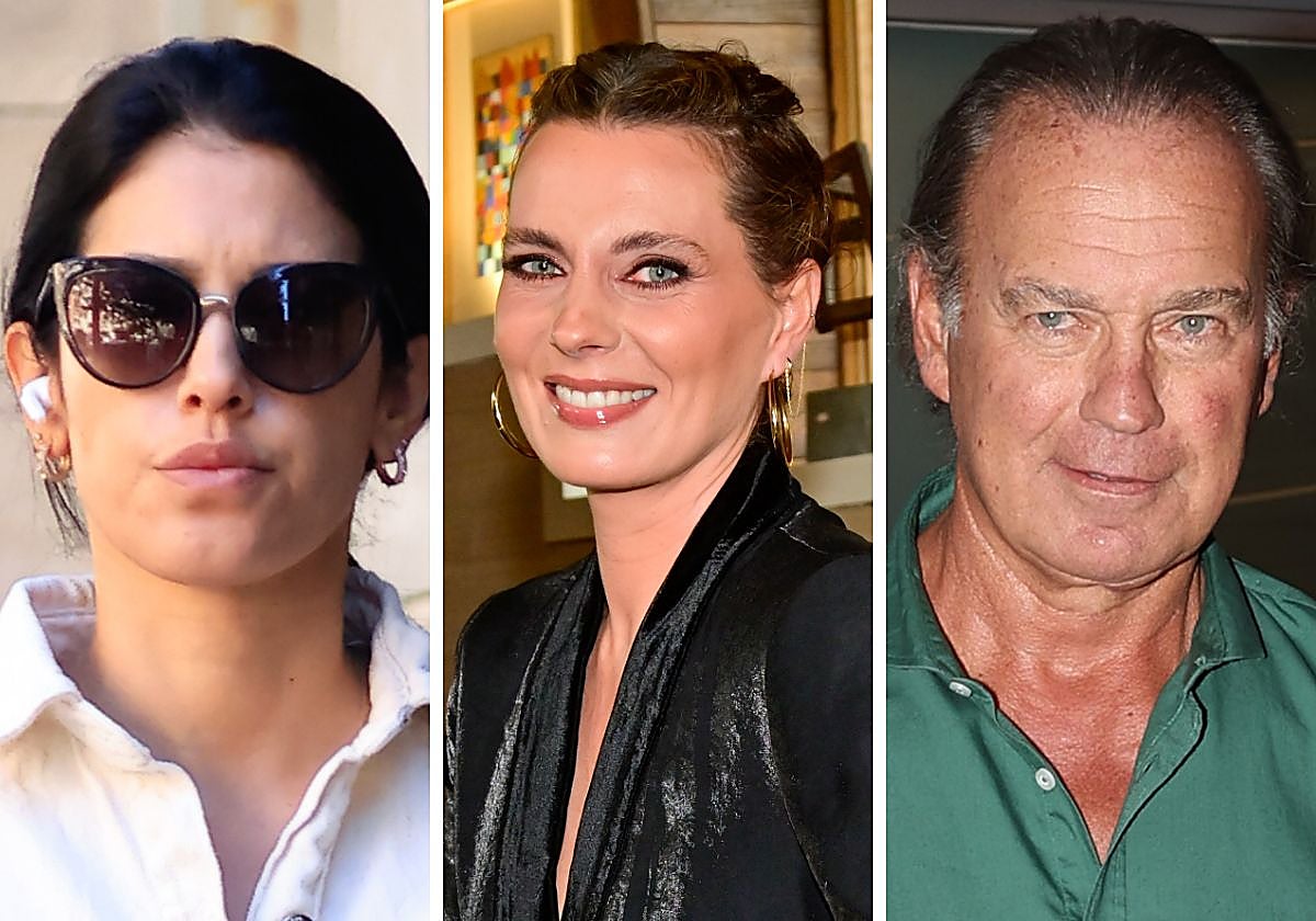 Gabriela Guillén, Alejandra Osborne y Bertín Osborne