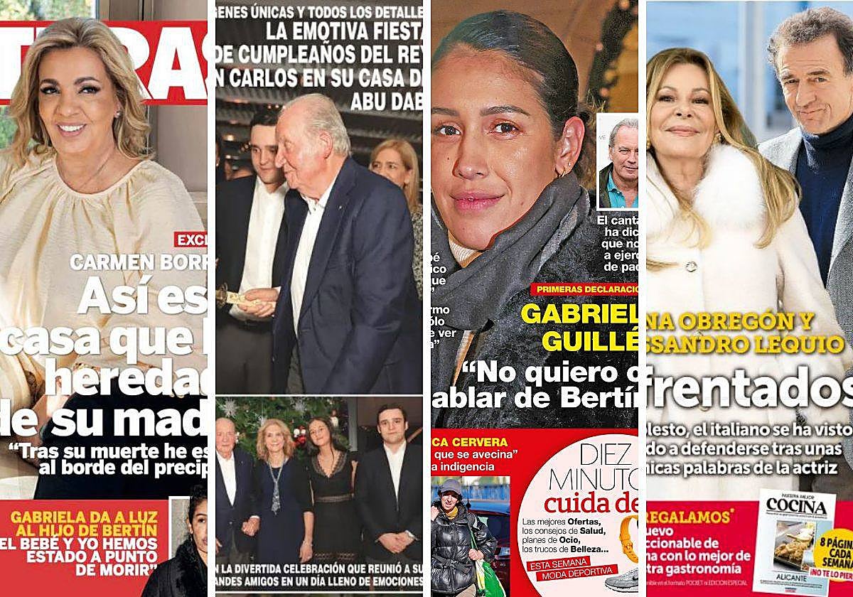 El cumpleaños de Don Juan Carlos y el enfrentamiento entre Ana Obregón y Alessandro Lequio: las revistas de la semana
