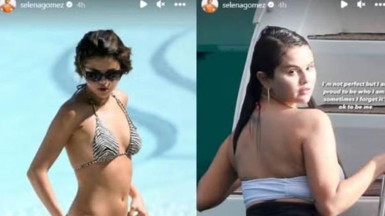 Los stories de Selena sobre el cambio de su cuerpo