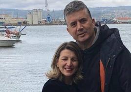 Yolanda Díaz y su marido Andrés Meizoso, una pareja cada vez más distanciada tras 20 años de matrimonio