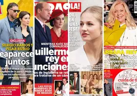 La reaparición de Pilar Rubio y Sergio Ramos: las revistas de la semana