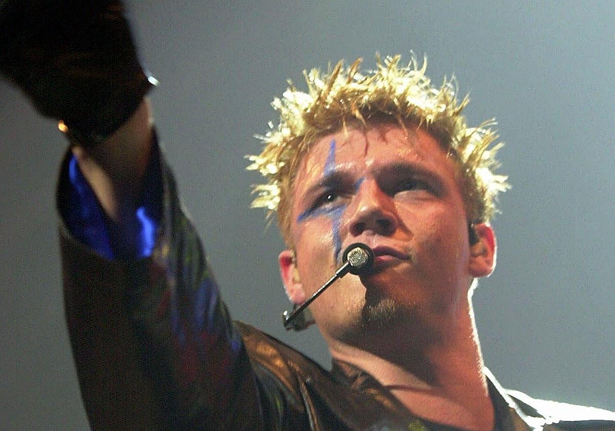 Nick Carter en un concierto