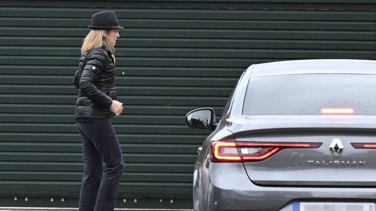 La Infanta Elena llegando al velatorio de Fernando Gómez-Acebo
