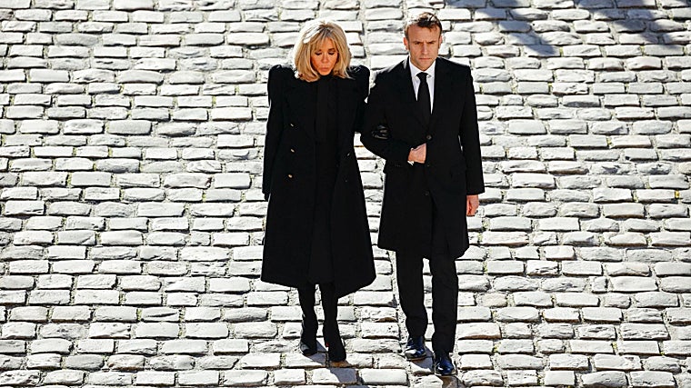 Una de las fotos más recientes del matrimonio Macron