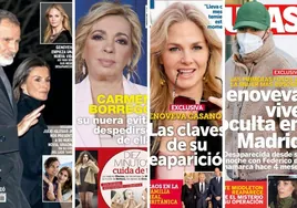 La amarga despedida de Carmen Borrego y la reaparición de Genoveva Casanova: las revistas de la semana