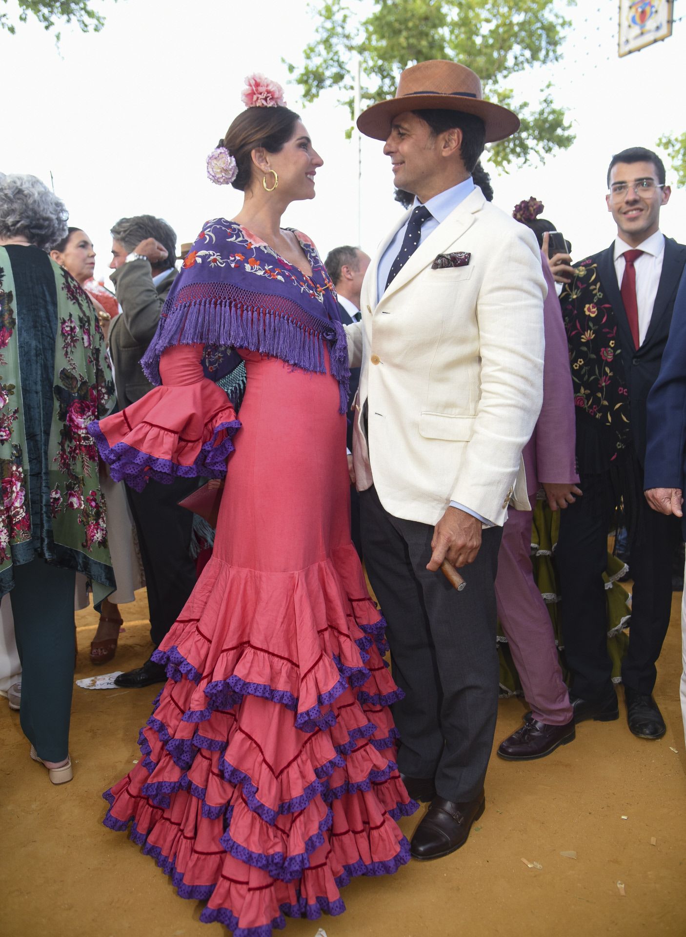 Francisco Rivera y su mujer Lourdes Montes