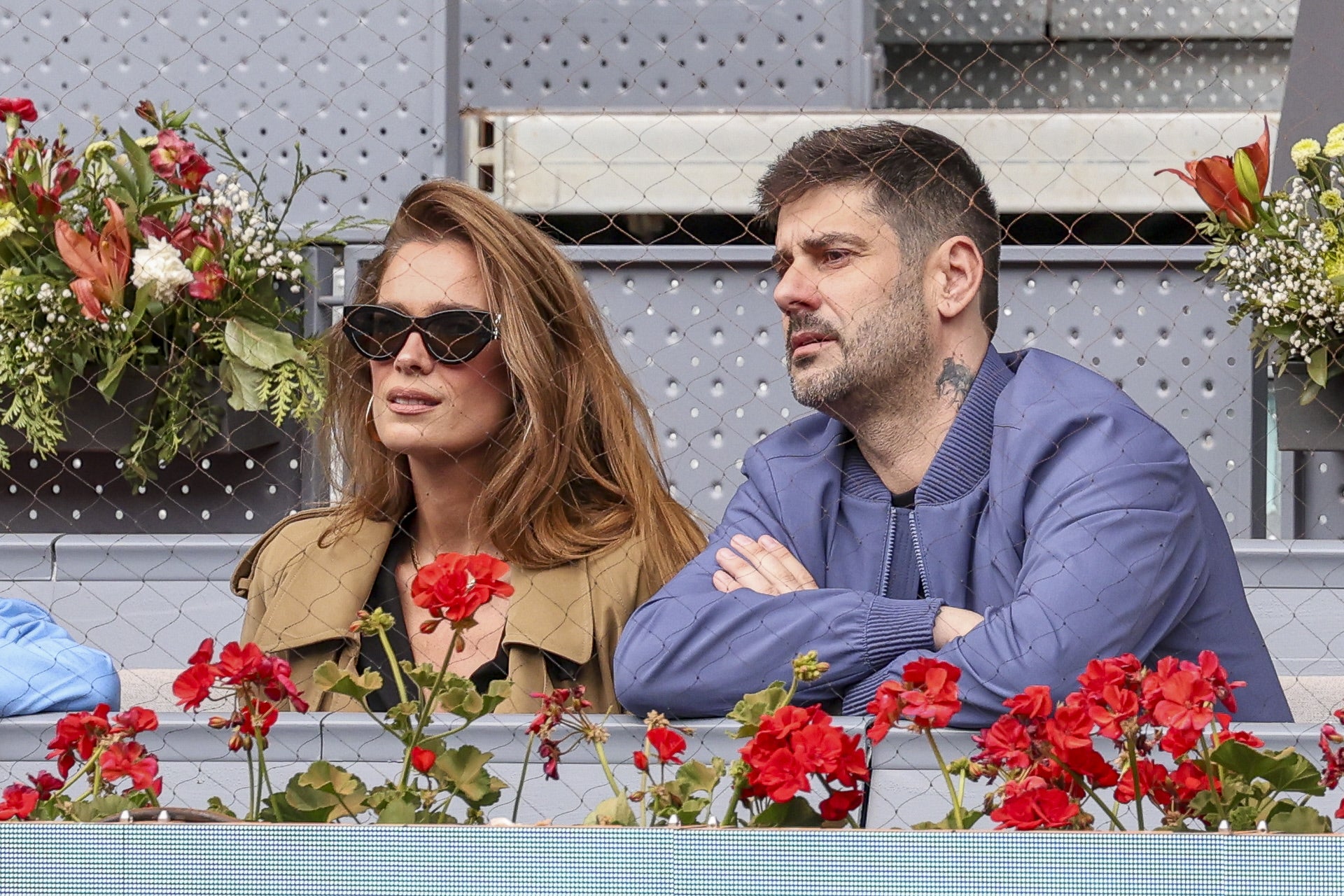 Mar Saura y el cantante Melendi