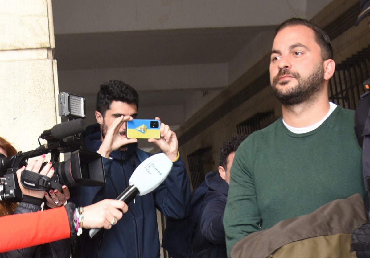 Antonio Tejado, el día de su detención en Sevilla.