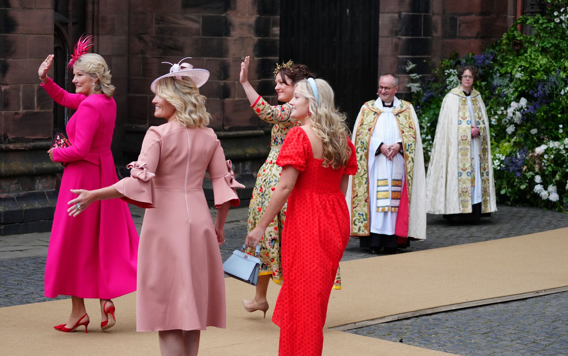 La boda del duque de Westminster y Olivia Henson en Chester, en imágenes