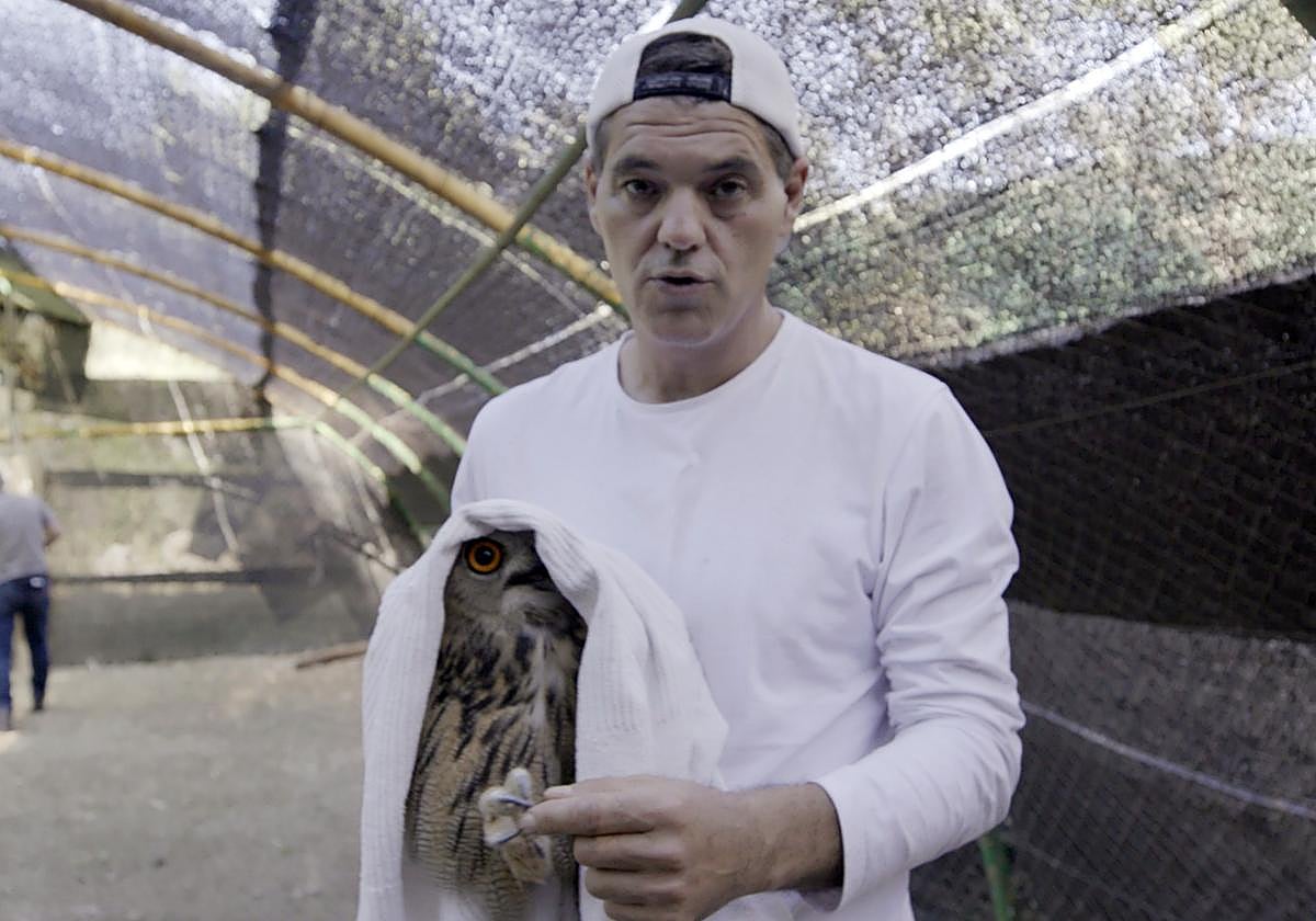 Frank Cuesta, en uno de sus programas