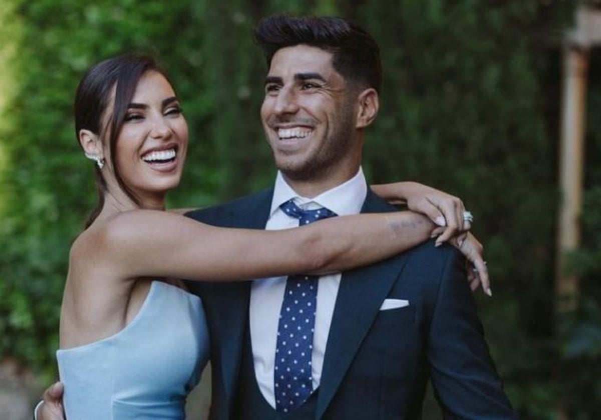 Marco Asensio y Sandra Garal