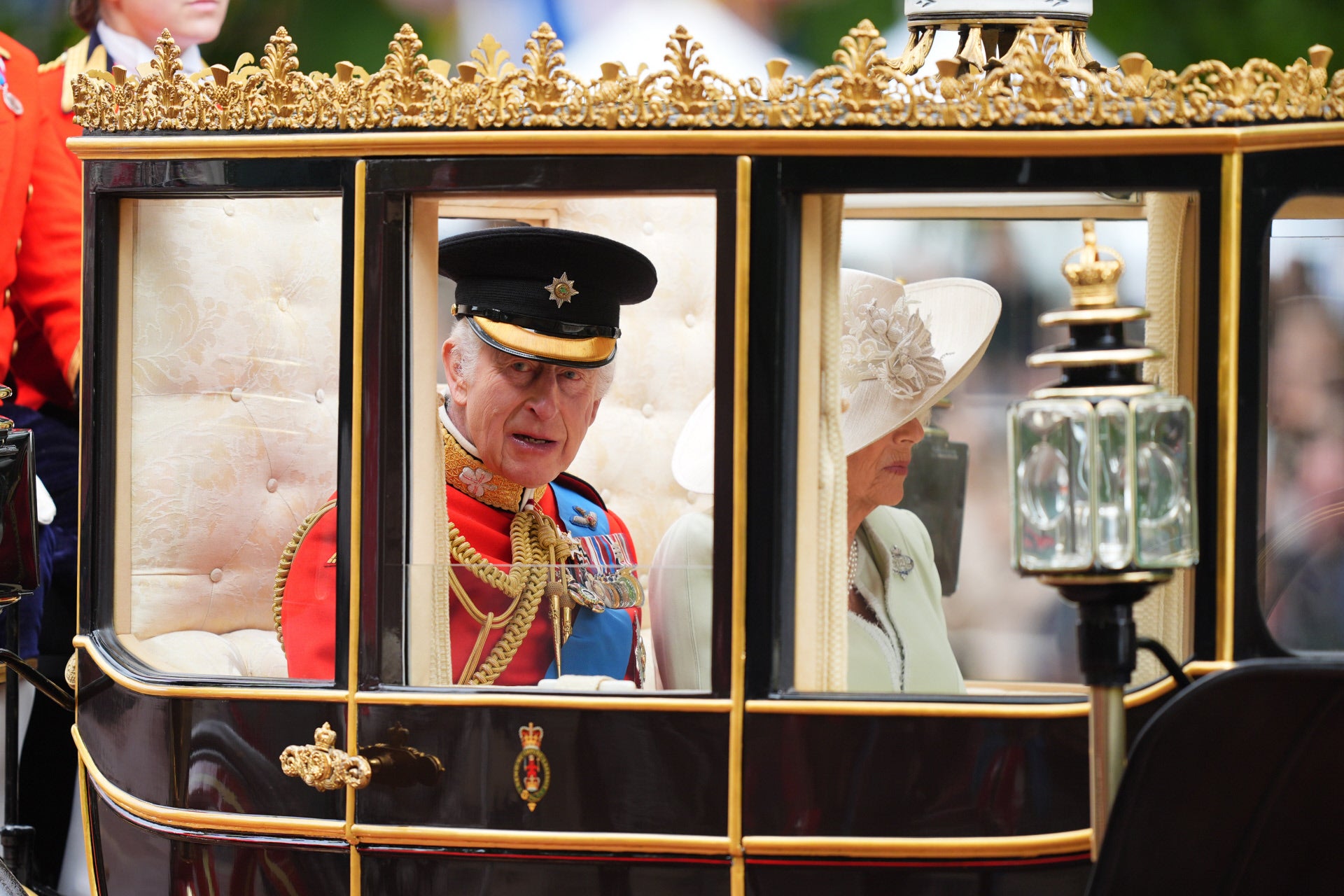 Las imágenes del Trooping the Colour en honor al Rey Carlos III con Kate Middleton como protagonista