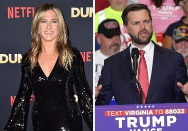Jennifer Aniston arremete contra JD Vance, número 2 de Trump, por calificar de «desgraciadas» a las mujeres sin hijos