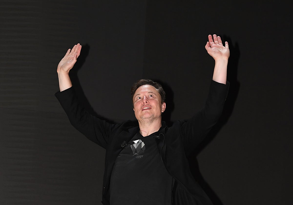 Elon Musk, durante el Lions Festival de Cannes en junio de este año.