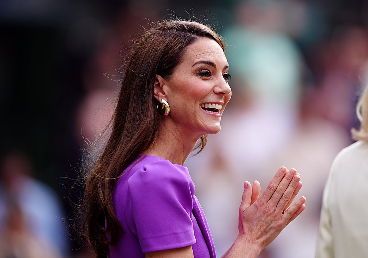 Kate Middleton, durante su última aparición en Wimbledon.