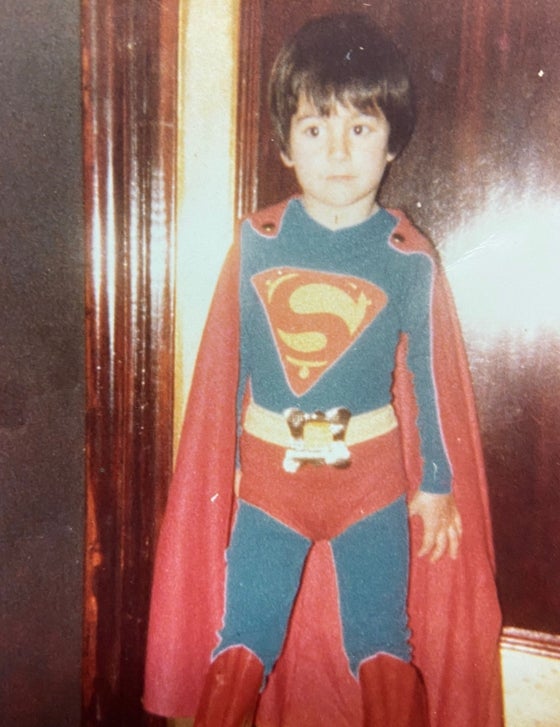 Manel Loureiro de pequeño