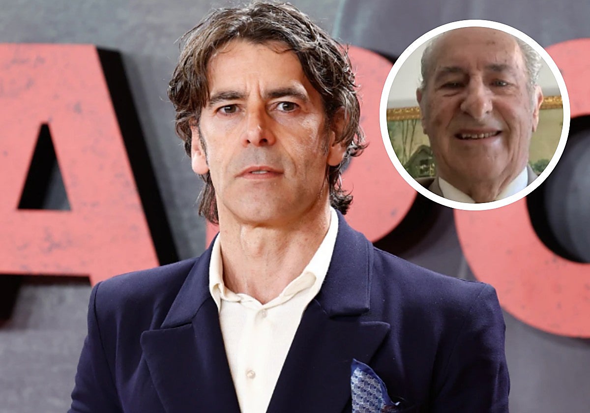 El actor español Eduardo Noriega y Juan Canal