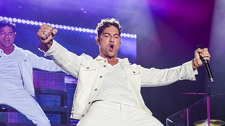 David Bisbal lo dio todo en el escenario