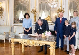 Los pequeños Jacques y Gabriella de Mónaco debutan en su primer acto institucional