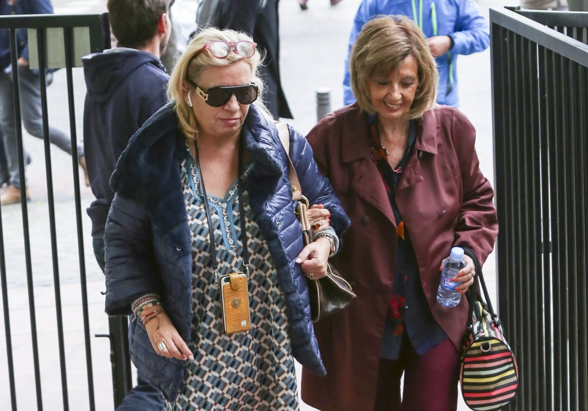 Carmen Borrego y su madre, María Teresa Campos en Madrid, 2018