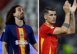 Marc Cucurella se sincera sobre cómo es Álvaro Morata en el vestuario de la Selección: «Era una mezcla rara»