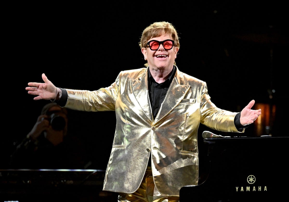 Elton John en el Festival Glastonbury, 2023