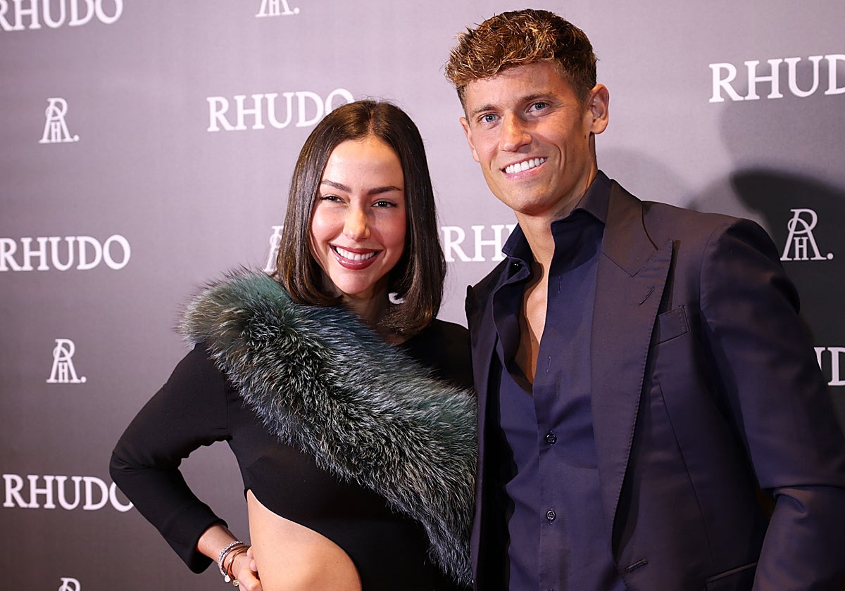 Marcos Llorente y su mujer, Patricia Noarbe