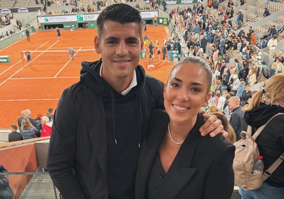 Alice Campello y Álvaro Morata en París