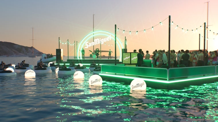 Simulación del escenario que tendrá San Miguel's Day