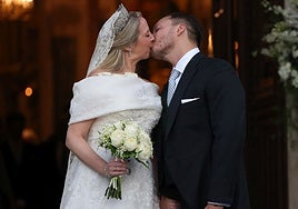 Teodora de Grecia y Matthew Kumar se dan el 'sí quiero' en la catedral de Atenas