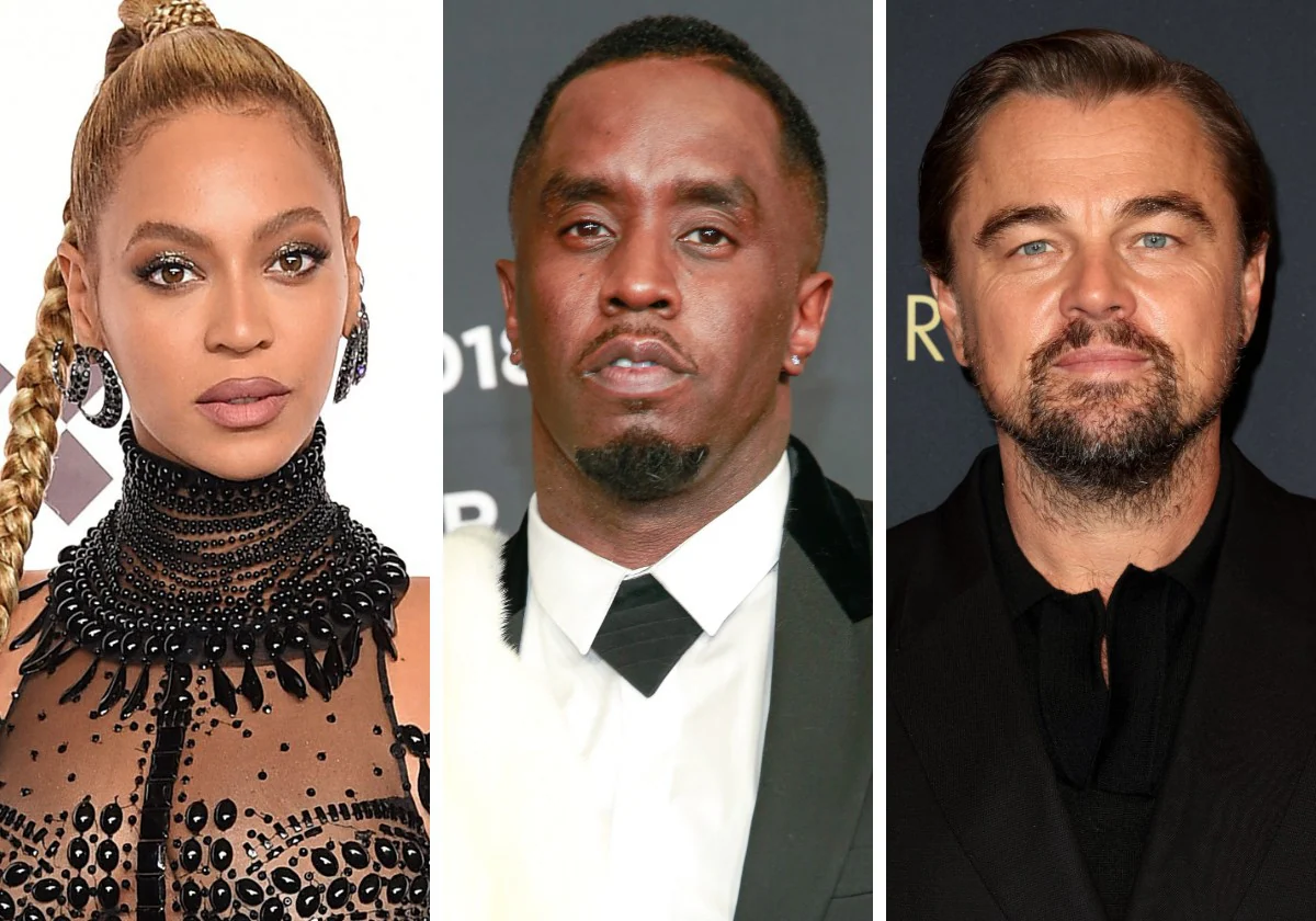 Beyoncé, Sean 'Diddy' Combs y Leonardo DiCaprio