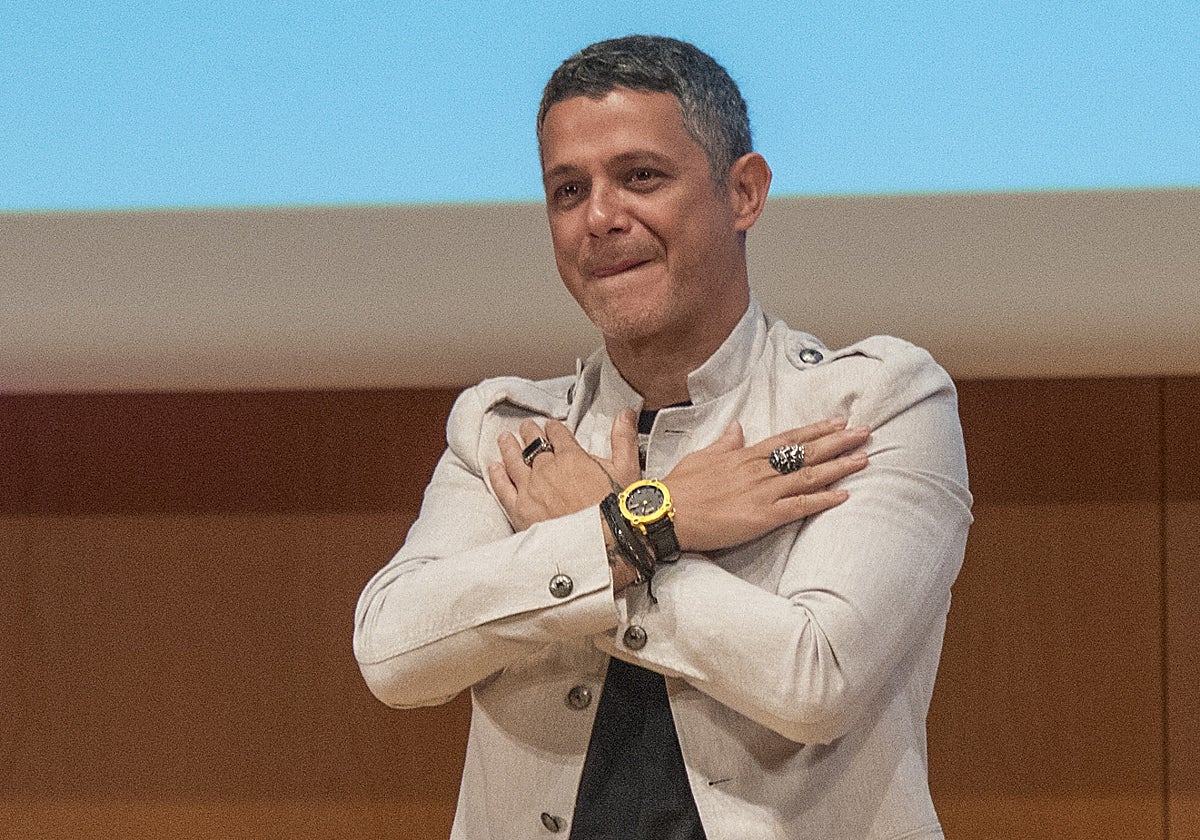 Alejandro Sanz, un una imagen reciente.