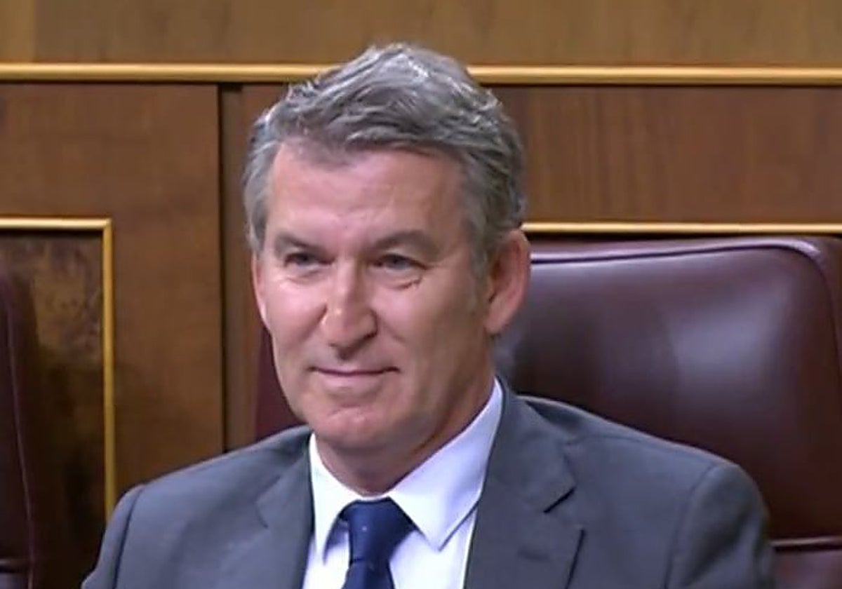 Alberto Núñez Feijóo sin gafas