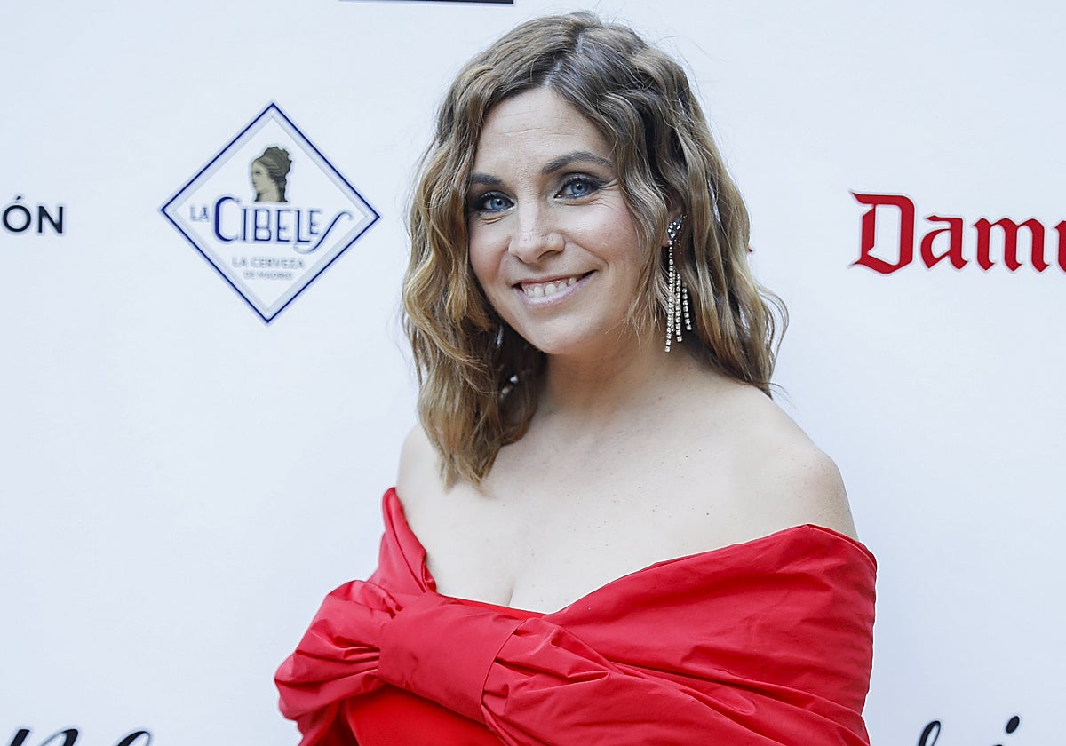 Leire Martínez, en la boda de su amiga Irene Villa.