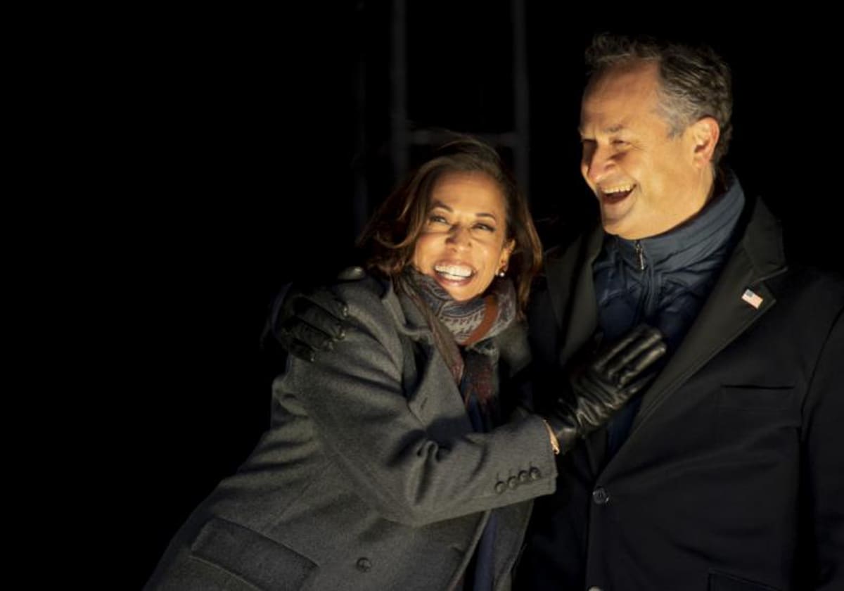 Kamala Harris y su esposo, Douglas Emhoff