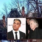 Robbie Williams, harto de su vecino Jimmy Page (Led Zeppelin) «por una infestación de hongos»