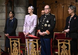 Alberto y Charlène de Mónaco, arropados por los Grimaldi en el Día Nacional del Principado