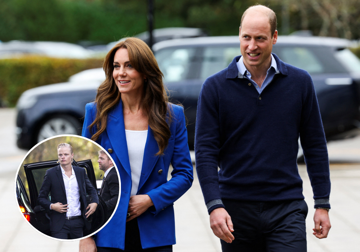 Marius Borg, Kate Middleton y el Príncipe Guillermo