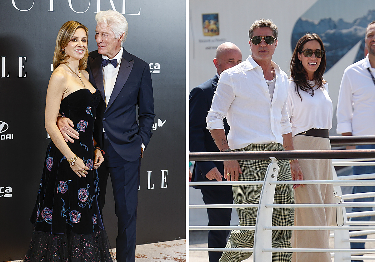 Richard Gere, Alejandra Silva, Brad Pitt e Inés de Ramón