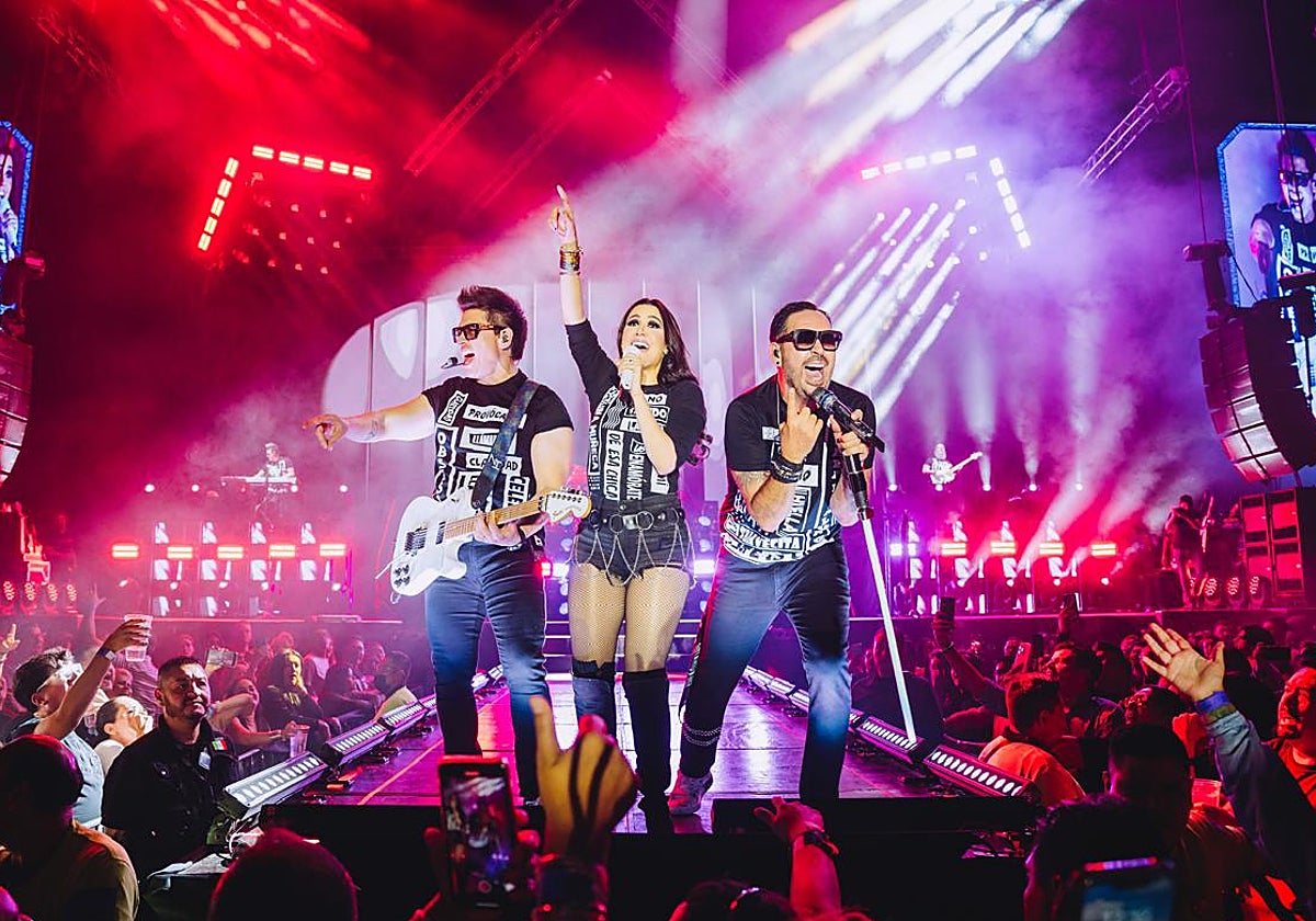 Matute durante su gira 'Party Monster Tour'