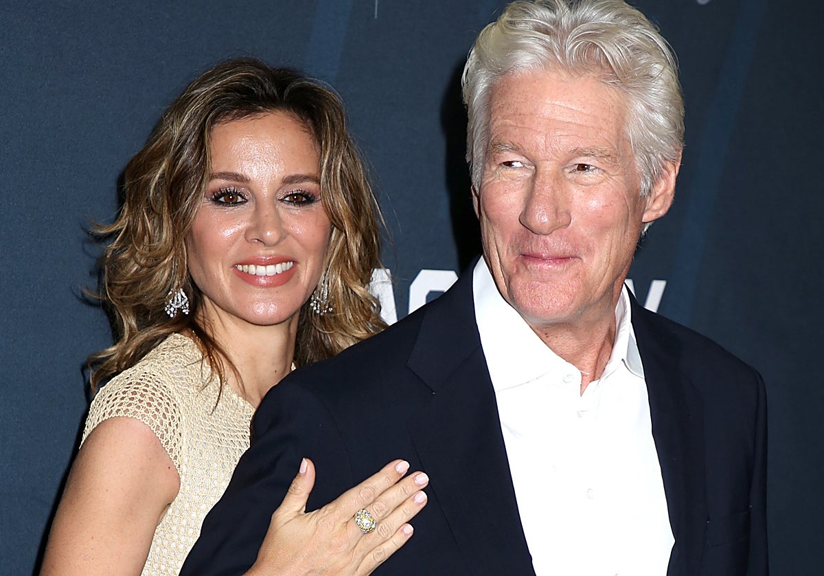 Alejandra Silva y Richard Gere, en una imagen reciente.