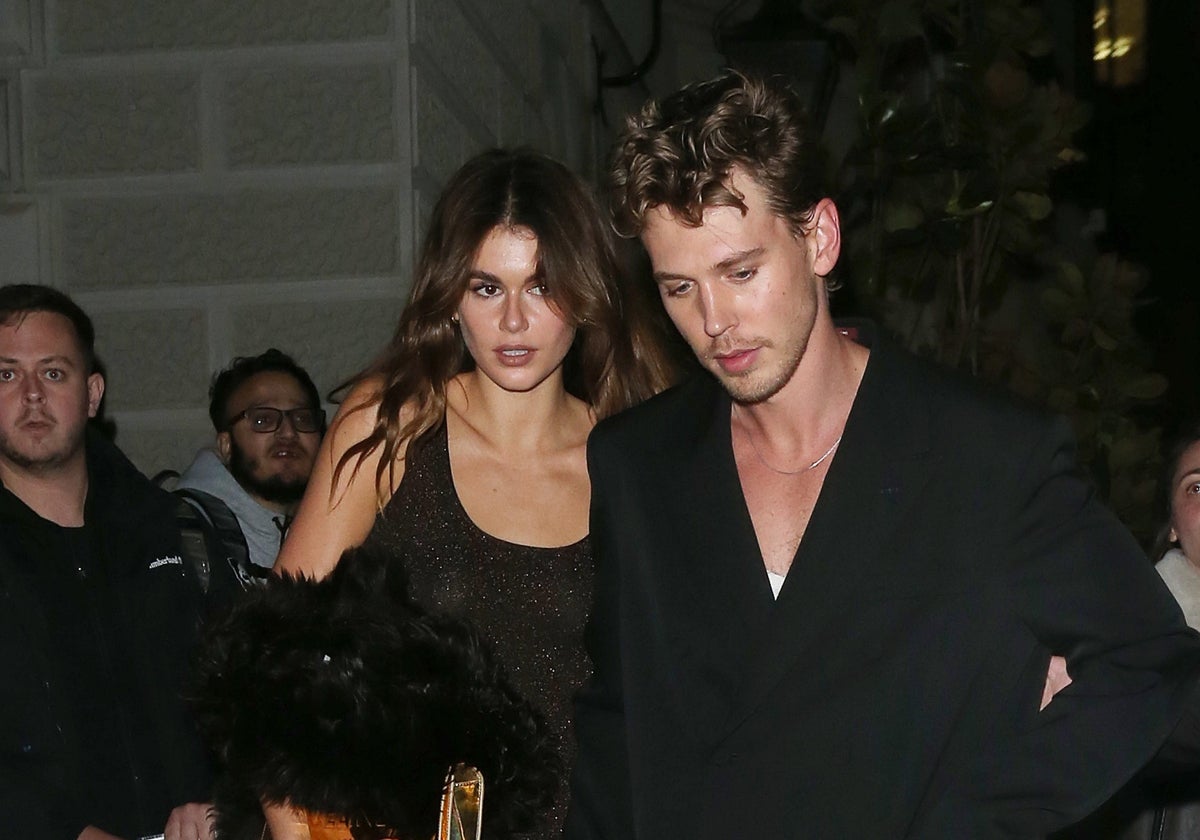 Kaia Gerber y Austin Butler, en una imagen de febrero de este año.